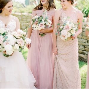 BHLDN Blaise Dress Blush Pink